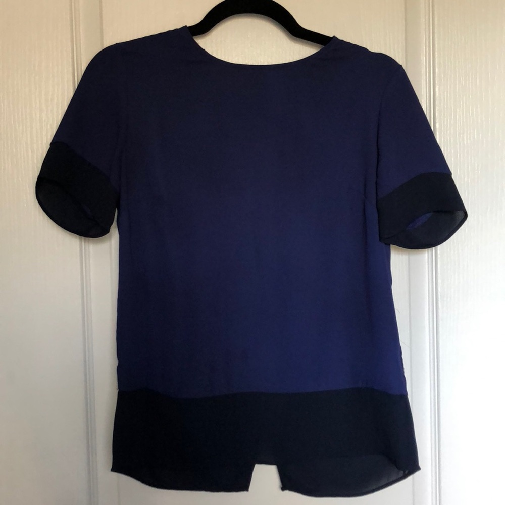 Banana Republic Colorblock Rayon T-shirt